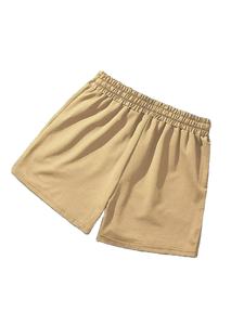 2025กางเกงขาสั้นผ้าฝ้ายแฟชั่นฤดูร้อนสำหรับผู้ชายกางเกงใส่ออกกำลังกายกางเกงขาสั้นใส่เล่นยิมพร้อมกระเป๋าปักโลโก้ผ้าตาข่ายแบบออกแบบได้ตามต้องการ - Product Image 4