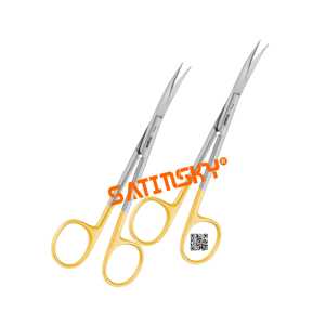 Ciseaux manuels neurochirurgicaux GOLDMAN FOX 13 CM, microchirurgie, acier inoxydable, certifiés CE, instruments de classe III, chirurgie dentaire - Product Image 5