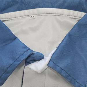 <b>Men's</b> 100% Cotton Business Casual <b>Long</b> <b>Sleeve</b> for Polo <b>Shirt</b> Solid <b>Striped</b> Button Design - Product Image 3