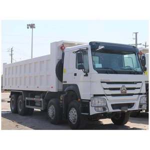 Nuevo Camión Volquete Sino Howo 8x4 con Volante a la Izquierda, Diésel, 30t de Peso Bruto Vehicular, 50t de Capacidad de Carga, Motor Weichai para Construcción, EXW China - Product Image 1
