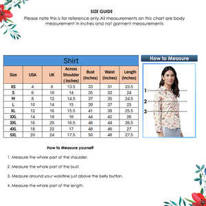 Blusa Informal Elegante de Rayón con Estampado Floral Multicolor para Mujer, Talla XL, con Logotipo Bordado Vintage y Decoración de Botones, para Varias Temporadas (Primavera) - Product Image 4