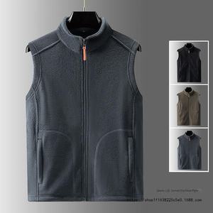 Chaleco sin Mangas con Capucha Informal de Invierno 2024 para Hombre, Cierre de Cremallera, 100% Poliéster, Impermeable, Transpirable y Ecológico - Product Image 4