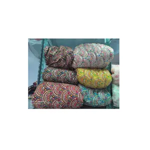 Super Export Quality Heavily Embroidered Chiffon Fabric Whispering With Opulence For Sale By Indian Exporters