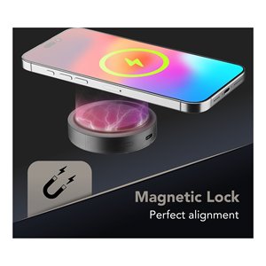 แท่นชาร์จไร้สายโปรโมชั่น MAG VIBE สีดำ 3000mAh PBMAGROUND3000K - Product Image 4