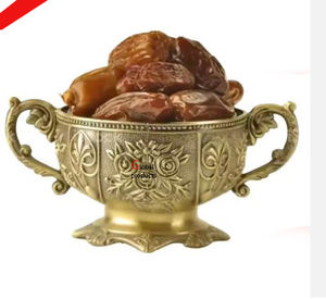 top quality silver finished metal stainless steel <b>dessert</b> and chocolate serving <b>bowl</b> <b>for</b> hotel restaurant and bar - Product Image 3