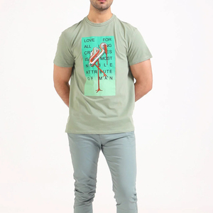 T-shirt uni de haute qualité 100% coton pour hommes impression personnalisée logo graphique t-shirt conceptions sublimation t-shirts pour hommes pour hommes - Product Image 5