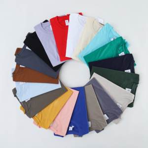 Diseño personalizado 230gsm algodón camiseta de peso pesado de gran tamaño en blanco de los hombres camiseta Dtg Imprimir Logo Streetwear Hip Hop camiseta para hombres - Product Image 4