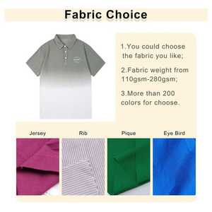 Camiseta OEM con logotipo personalizado, Camiseta lisa de manga corta de golf de alta calidad, polo sin costuras transpirable de secado rápido para hombre - Product Image 4