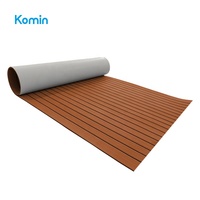 Revêtement de pont de bateau Komin Marine Flooring en mousse EVA imitation teck antidérapante