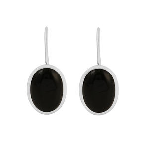 Pendientes colgantes de bisel hechos a mano de piedras preciosas de Calcedonia de Plata de Ley 925 clásicos de alta calidad para fiesta y regalo - Product Image 3