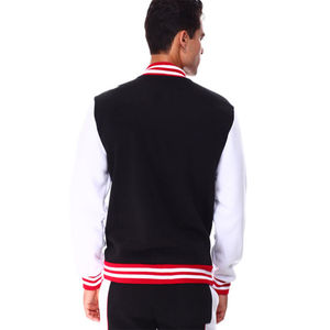 Men's Baseball Varsity <b>Jacket</b> Winter Wear Full Sleeves Stand Collar Front Logo Embroidery <b>Patches</b> - Product Image 1