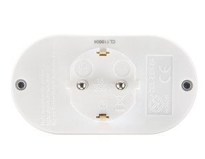Adattatore a doppia presa, bianco (Simon CL118604) - Product Image 2