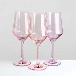 Quality Unique Transparent Crystal Red Wine <b>Glass</b> Machine-Made Lightweight Eco-Friendly Reusable European Style 500ml Party - Product Image 1