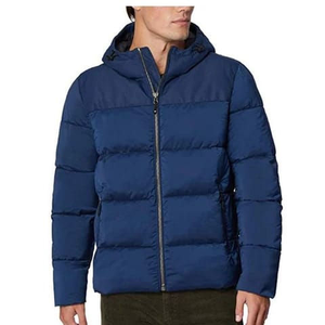 <b>Mens</b> Hooded Puffer <b>Jacket</b> Quilted Winter Coat Lightweight Insulated Outerwear <b>Warm</b> Zip Up <b>Jacket</b> - Product Image 5
