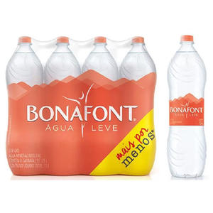 <b>Bulk</b> Order Bonafont Pure <b>Water</b> 2L Glass <b>Bottles</b> QS/ISO Certified 2 Year Shelf Life Packaged for International Export Wholesale - Product Image 1