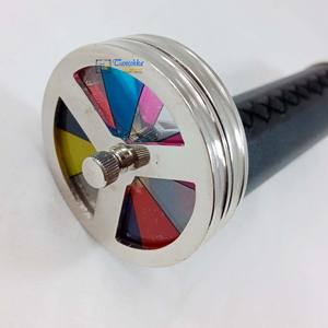 Caleidoscopio Decorativo de Latón con Acabado Niquelado Vintage, Juguete Óptico Decorativo para el Hogar, Instrumento Óptico Decorativo Clásico Hecho a Mano - Product Image 4