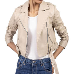 Service OEM, veste en cuir vintage pour homme, personnalisée, hiver, polyester/coton, coupe-vent, imperméable, écologique, lavée, fermeture éclair - Product Image 6