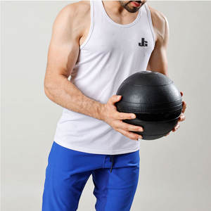 Venta directa de fábrica de alta calidad transpirable 100% algodón de secado rápido Casual Tank Top para hombres gimnasio ejercicio - Product Image 5