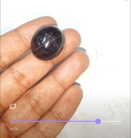 Superbe Rubis Étoilé Naturel à Six Lignes, Cabochon Lisse, Pierre Précieuse en Vrac pour Bijoux, Certifié IGI, Prix de Gros et de Détail