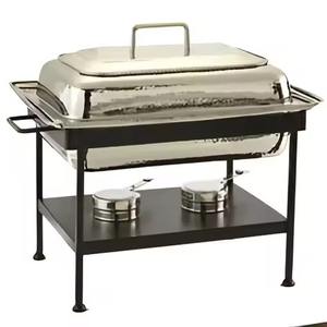 Réchaud à buffet en acier inoxydable, chauffe-plat en métal pour la restauration - Product Image 6