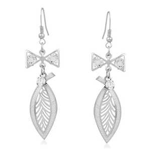 Pendientes de puño fino Urthn, colgante de piedra austriaca blanca 1310601 - Product Image 1