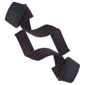 Sangles de poignet en cuir de vachette de haute qualité avec rembourrage en néoprène Design antidérapant durable pour hommes et femmes Fitness & Gym Safety Use - Product Image 1