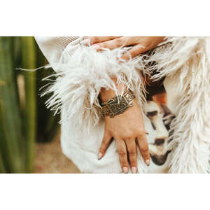 Emerson Kinsel Sterling <b>Silver</b> Horse-Themed Fashion <b>Cuff</b> <b>Bracelet</b> - Product Image 1