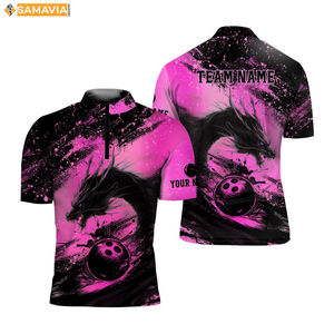 Chemises de bowling personnalisées de haute qualité pour hommes et femmes Fournisseur OEM de SAMAVIA Sportswear pour les équipes du marché américain - Product Image 2