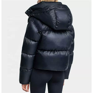 High Quality Custom Logo Puffer Jacket for Women Stylish New Winter <b>Bubble</b> Crop <b>Top</b> Coat Waterproof Plus Size New Woman's - Product Image 3