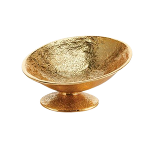 Centro de mesa de lujo decorativo de aluminio brillante tuercas pulidas tazón Mesa Hogar y hoteles comida elegante y postre - Product Image 1