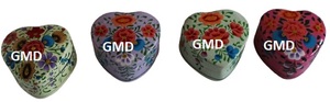 Elegant Kashmiri <b>Paper</b> Mache Mini Home Decor <b>Storage</b> <b>Box</b> for <b>Storage</b> and Decoration - Product Image 2