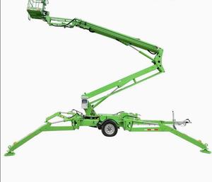 Plateforme élévatrice télescopique hydraulique de qualité supérieure, 10m-24m, pour l'élagage des arbres, remorque, alimentation manuelle, personnalisable, ODM - Product Image 1