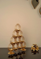 Porte-bougie tealight, décoration de Noël, éclairage décoratif, designs modernes disponibles, laiton de haute qualité, fait main, personnalisable