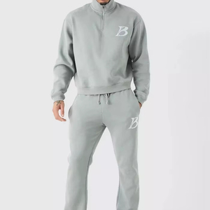 ชุดวอร์มสวมหัวมีซิปไซส์ใหญ่สำหรับผู้ชายชุดวอร์มใส่สบายระบายอากาศได้ดี - Product Image 1