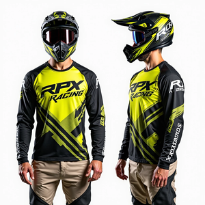 Camiseta de Manga Larga Personalizada para Motocross, Estilo Motocross, Transpirable, para Motocicleta, Ropa Cómoda para Conducir - Product Image 3