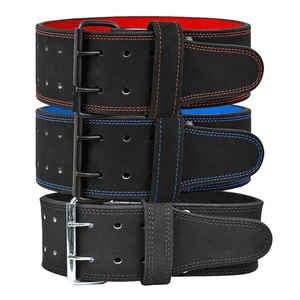 Cinturones de cuero para levantamiento de pesas con logotipo y diseño personalizado para entrenamiento, accesorios para gimnasio, ejercicio físico, cinturón de compresión para entrenamiento de peso muerto - Product Image 5