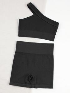 Seamless Sports Set Women Fitness Outfit Rib Yoga Suit <b>Running</b> Bra without <b>Pad</b> with Workout Leggings Gym Sportswear - Product Image 5