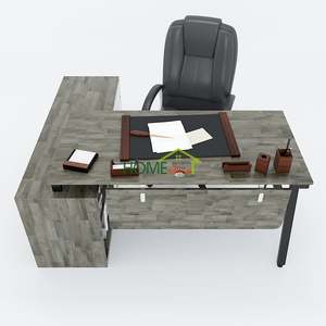 ACONCEPT 150x140 Executive <b>Desk</b> HBAC023-Modern Contemporary Assembly Required Office Furniture for Bedroom <b>Study</b> Office Building - Product Image 2