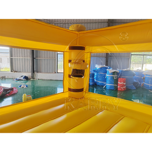 Château gonflable de qualité commerciale en PVC, trampoline 4x4m pour enfants - Product Image 4