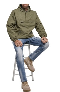 Chaqueta cortavientos impermeable para senderismo de diseño personalizado para hombre, chaquetas cortavientos tejidas con cremallera para exteriores - Product Image 5