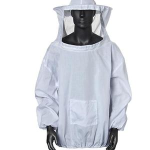 Costume de blouse d'apiculture en coton respirant tissus en polyester anti-moustiques et anti-insectes veste d'apiculteur antistatique - Product Image 5