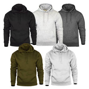 Meilleure vente pulls à capuche lourds pour hommes vêtements de rue élégants Logo personnalisé conception polaire tissu hiver taille 3XL teint uni - Product Image 1
