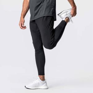 Vente en gros Pantalons de jogging décontractés pour homme, taille haute, entraînement, course, entraînement, respirants, extensibles, coupe ajustée - Product Image 2