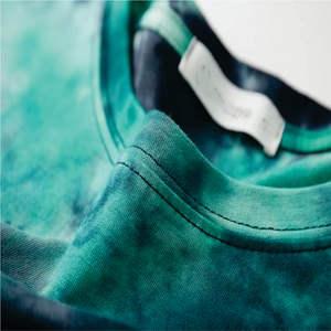 T-shirt de golf d'été pour homme, personnalisé, 100 % coton, col montant, motif uni, manches courtes, respirant et séchage rapide - Product Image 4