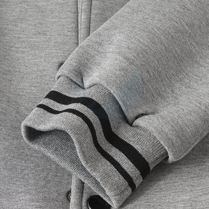 Chaqueta de invierno de tela de lana con letras de alta calidad, diseño OEM ligero de estilo callejero de Pakistán, chaqueta para hombre - Product Image 6