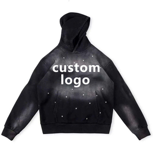 Traje de jogging acampanado Heavwight desgastado personalizable 2025 con Sudadera con capucha y pantalones de chándal - Product Image 5