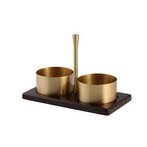 สแตนเลสโลหะเงินสามขนมโบว์ - Product Image 4