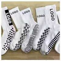 Chaussettes de football antidérapantes personnalisées de qualité supérieure, douces, épaisses, professionnelles, avec logo imprimé sur le bas, motif de football