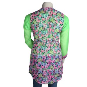 Women's Chiffon <b>Top</b> with Inner - Multi - Product Image 3