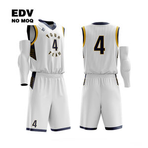 Évacuation de l'humidité OEM sublimation hommes maillot de basket-ball impression de logo personnalisé léger polyester uniforme de sport expédition rapide - Product Image 6